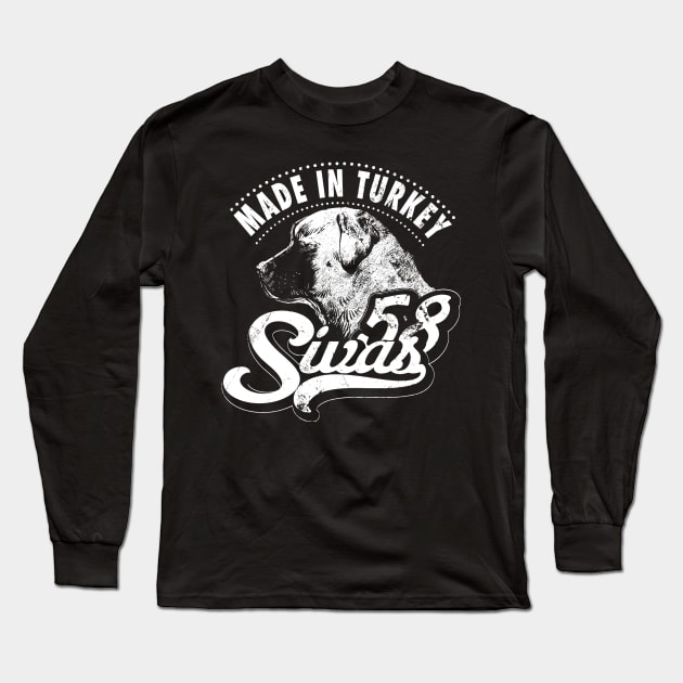 Kangal Sivas Made in Turkey Long Sleeve T-Shirt by Black Tee Inc
